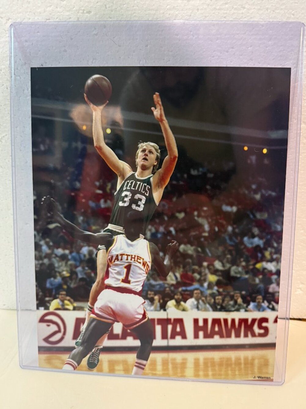 Vintage Larry Bird Photo Type II "Celtics Star" 8x10 Full Color Masterpiece LOA